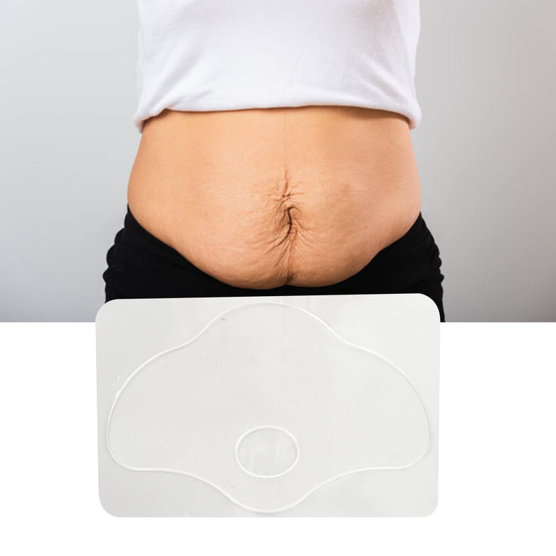 Silicone Stretch Mark Patch, Silicone Body Patch, Belly Silicone Pad, Skin-Friendly, Lightweight, Portable, Reusable, Washable, Easy To Absorbent, Transparent, 26 X 16.8 Cm - NewNest Australia