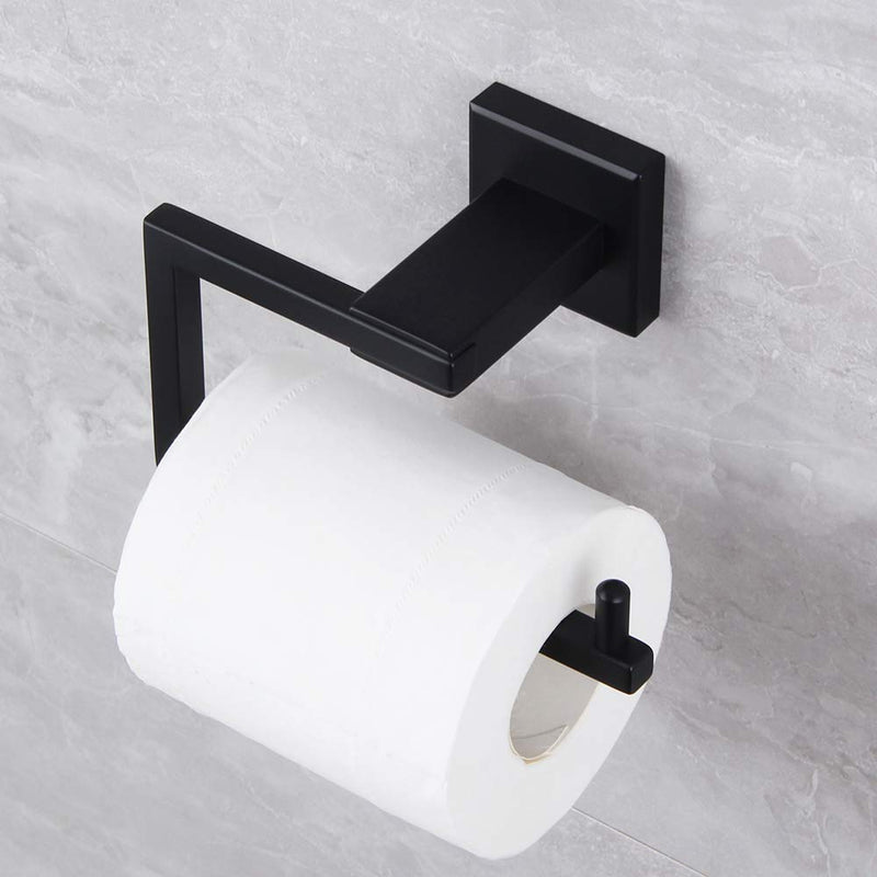 Matte Black Toilet Paper Holder SUS 304 Stainless Steel Wall Mounted Toilet Tissue Roll Holder for Bathroom - NewNest Australia