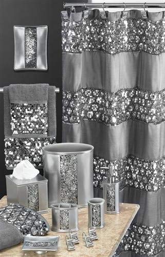 Popular Bath Bath Towels, Sinatra Collection, 3-Piece Set, Silver Towel Set - NewNest Australia