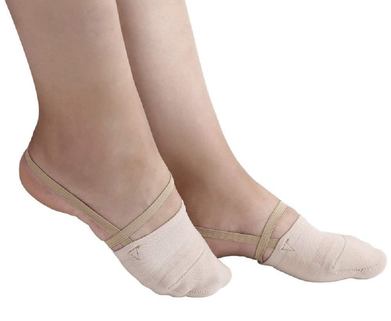 RGPros Knitted Half Sole Toe Shoes Socks for Professional Rhythmic Gymnastic Competition or Ballet Dance Large 1 Pair - NewNest Australia