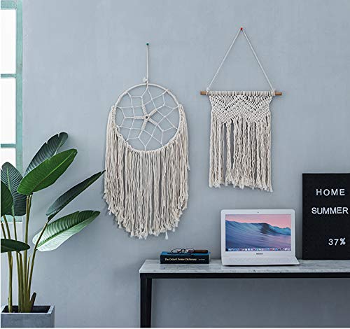 3mm 110Y Macrame Cord Rope -1/10inch Single Stand White Macrame Cotton String for Handemade Wall Hanging Weaving Basketry Crochet and Tapestry (3mm-100m (110yd)) 3mm-100m (110yd) - NewNest Australia