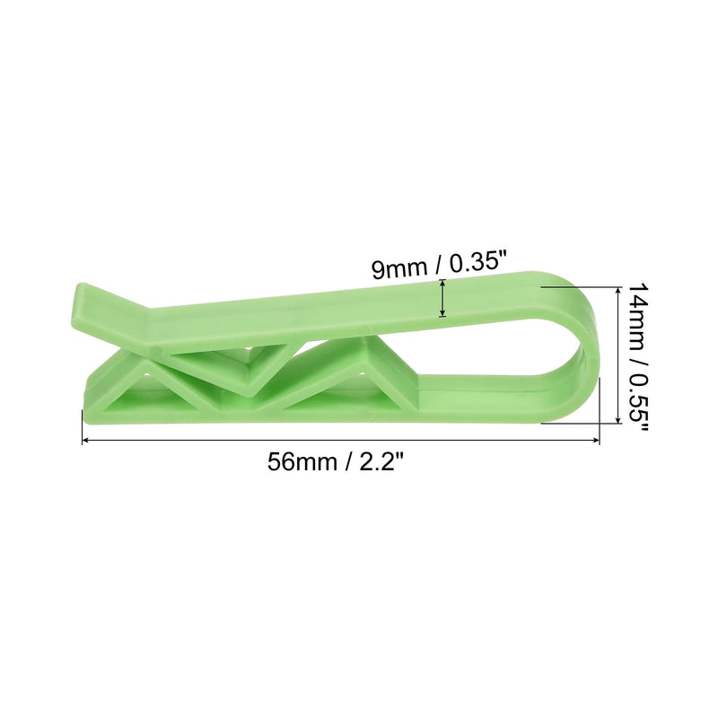MECCANIXITY Garbage Bin Clip Kitchen Trash Can Waste Basket Garbage Bin Clamp Non-Slip Clip Clamp Green, Pack of 12 - NewNest Australia