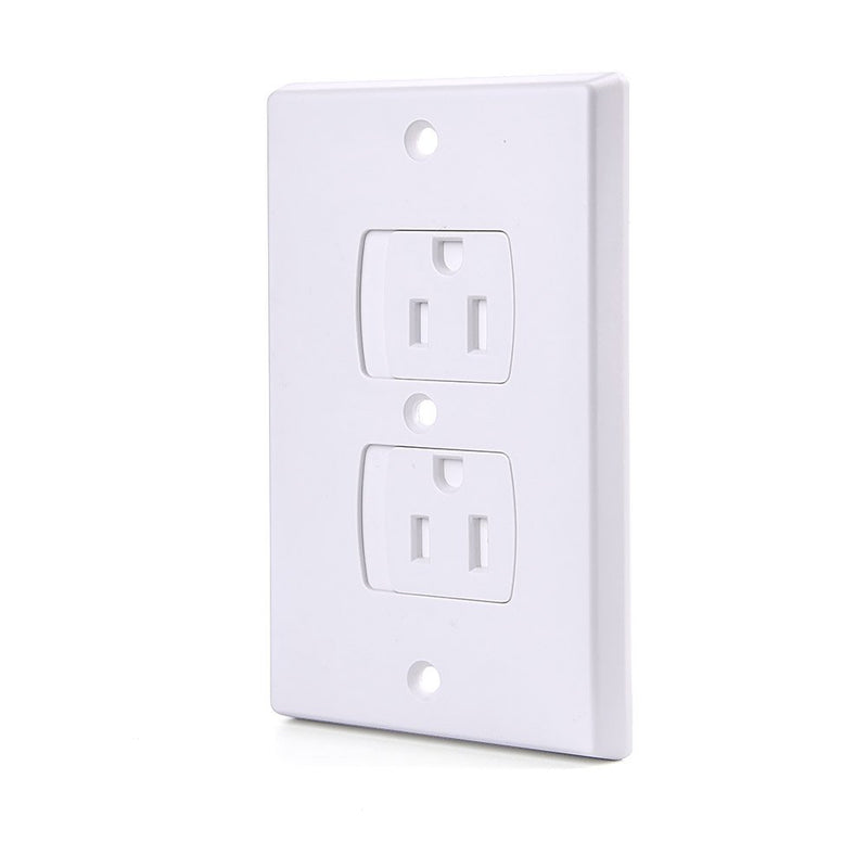 AUSTOR 12 Pack Baby Safety Wall Socket Plugs Electric Outlet Covers Baby Safety Self Closing Wall Socket Plugs Plate Alternate for Child Proofing - NewNest Australia