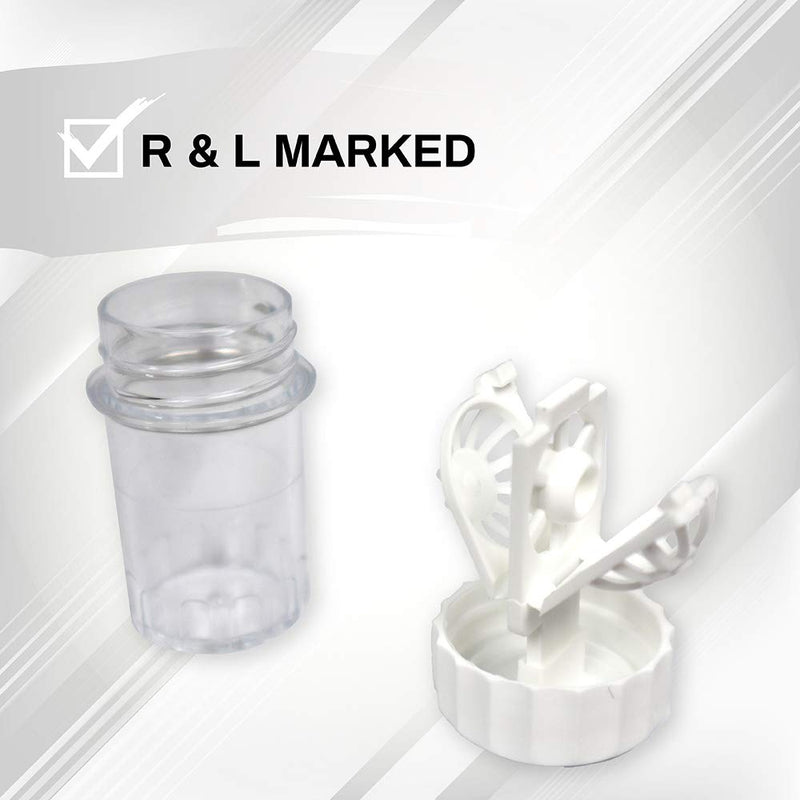 Sports Vision's Contact Lens Cases 3 Pieces | NOT for Peroxide Solutions | for Multipurpose Contact Lens Solutions | This Case Does NOT Spin - NewNest Australia