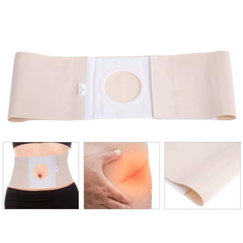 Unisex Stoma Belt, Elastic Hernia Belt, Stoma Support Belt Breathable Stoma Dressing Skin Stoma Supply Postcolostomy Abdominal Stoma Dressing Belly And Back Belt Available In 3 Sizes (L) L - NewNest Australia