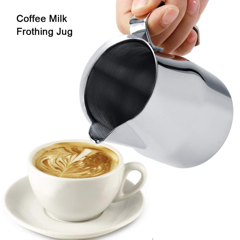 Coffee Jug - Stainless Steel Coffee Jug Milk Frothing Pot Espresso Latte Art Style Pitcher(550ml) 550ml - NewNest Australia