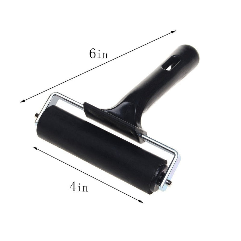 CellCase Rubber Brayer Roller for Printmaking/Ink/Print/Gluing Application (4 inches) 4 inches - NewNest Australia