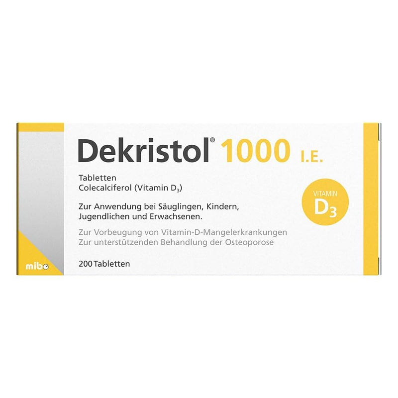 DEKRISTOL 1,000 IU tablets 200 pcs - NewNest Australia