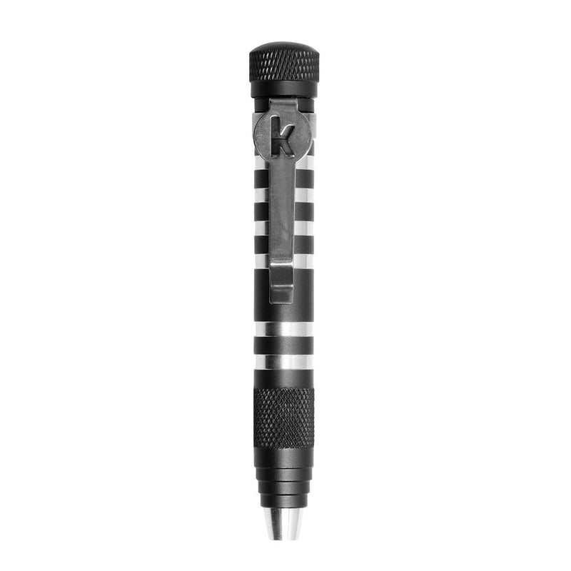 Kershaw TX-Tool (TXTOOL); 4.8 in. Single-Position Multifunction Magnetic Bit Driver; Includes T-6, T-8, T-10, 2 Phillips and Slotted Screwdriver Bit; 1.1 oz, Black - NewNest Australia