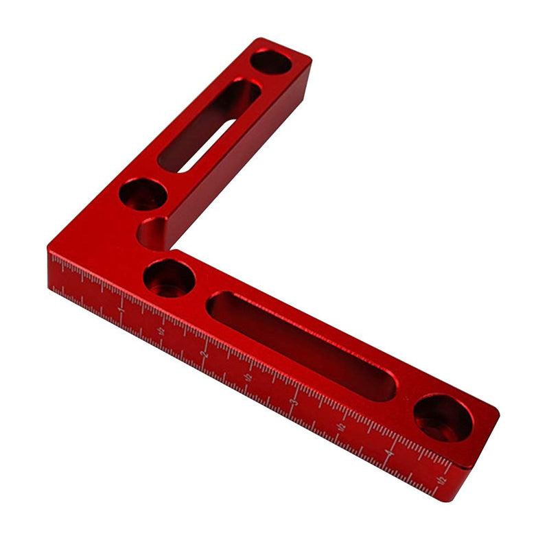 90 Degree Positioning Squares Aluminium Alloy 4.7" x 4.7"(12x12cm) Right Angle Clamps Woodworking Carpenter Tool Corner Clamping Square for Picture Frame Box Cabinets Drawers Red - NewNest Australia
