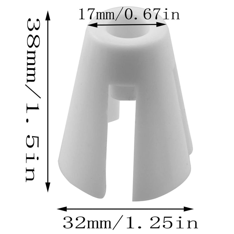 FMHXG 12pcs Plastic Coil Claw for Thread Spool Cone Holder Overlocker Serger Sewing Accessories, White - NewNest Australia