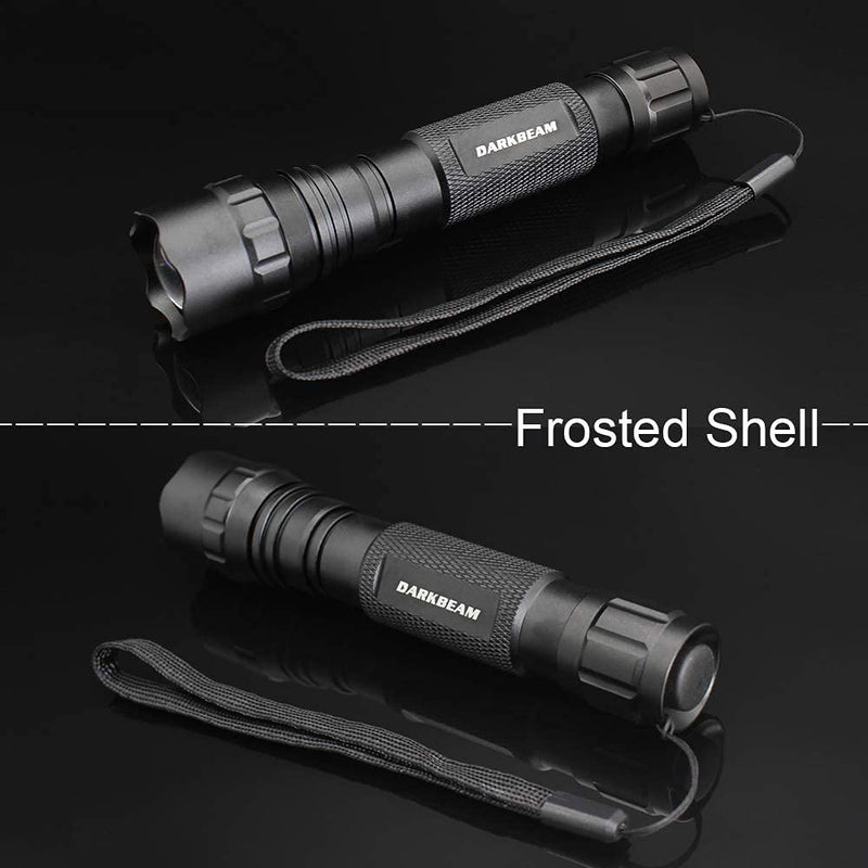 DARKBEAM Red light Flashlight Tactical LED 18650 Rechargeable, Zoomable Portable Handheld Red-Light For Fishing Hunting Detector Astrophotography 501B-S Red Light - NewNest Australia