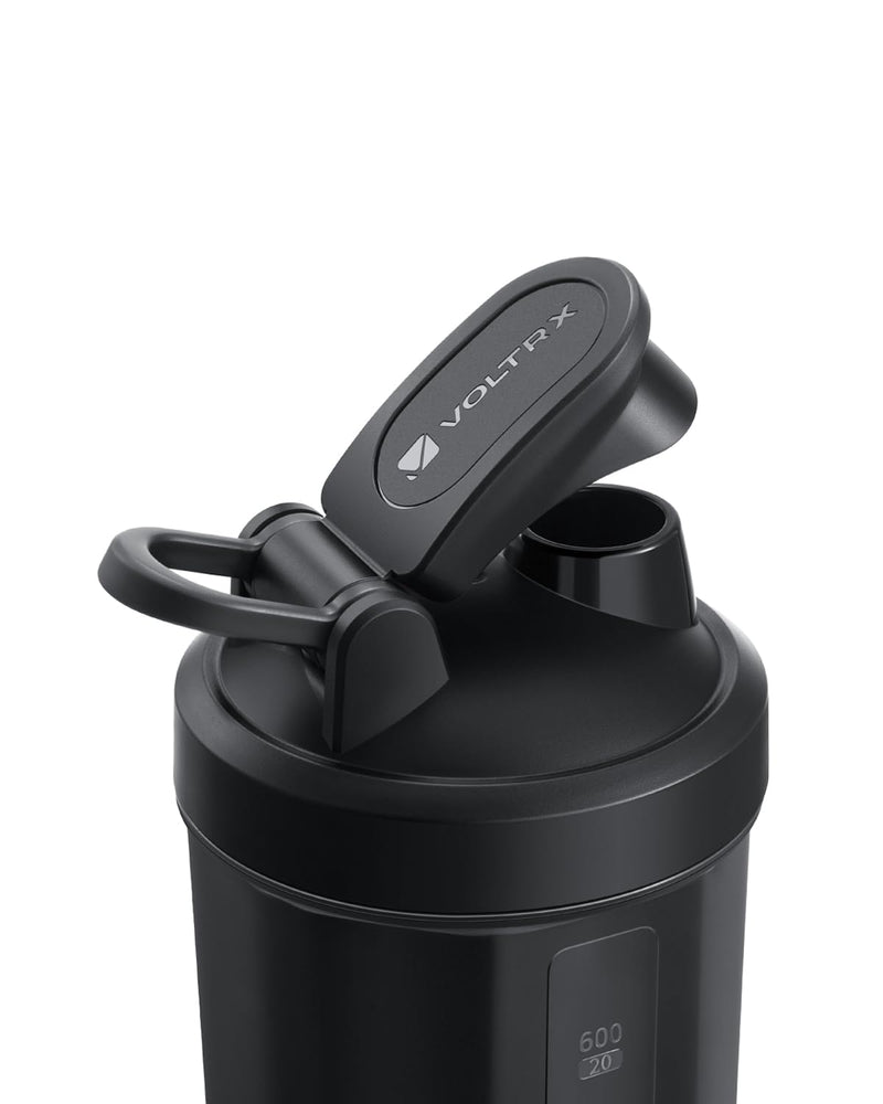 VOLTRX Protein Shaker Bottle, Titanus USB C Rechargeable Electric Protein Shake Mixer, Shaker Cups for Protein Shakes and Meal Replacement Shakes, BPA Free, 24oz Black - NewNest Australia