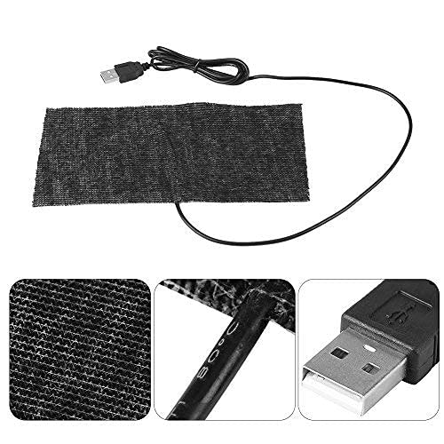 Electric Heating Pad USB Carbon Fiber Heating Mat Warm Blanket 35-45 Degrees Black Electric Heat Pad 5V for Warm Shoulder Back Pain Cramps Relief - NewNest Australia