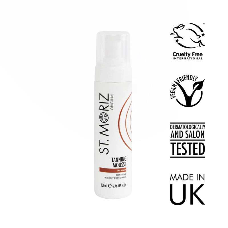 St. Moriz Professional Develop Tanning Mousse Medium, 200ml 200 ml (Pack of 1) - NewNest Australia