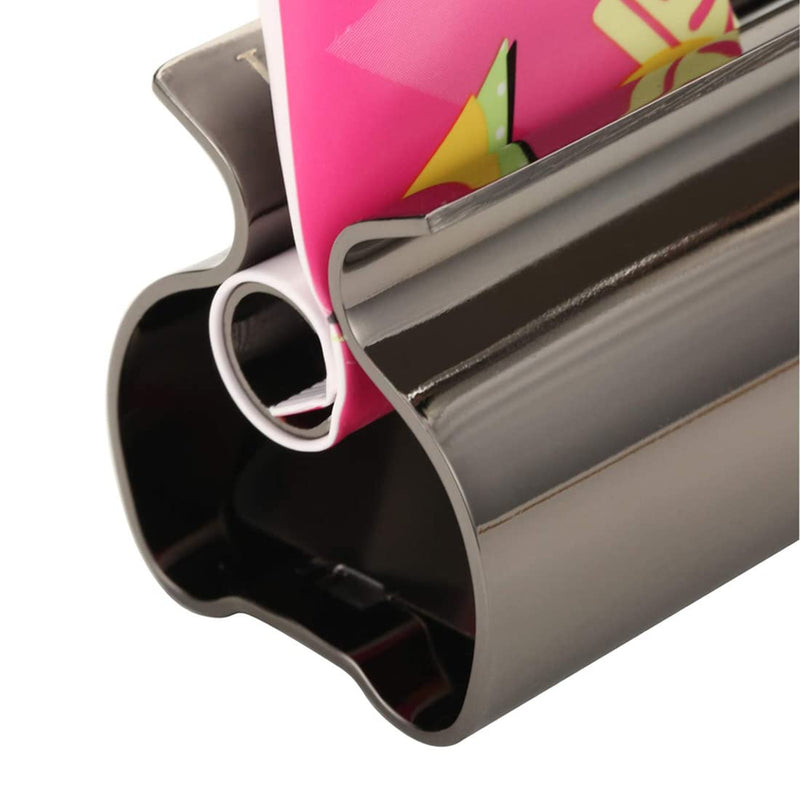 Udqyq Tube Squeezer Tube Press, Pack Of 2 Toothpaste Squeezer Stainless Steel Save Toothpaste Total Squeeze Out Empty Tubes, Stainless Steel Toothpaste Seat Holder With Stand Function (Black) - NewNest Australia
