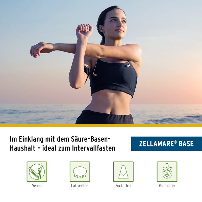 CELLAMARE BASE for interval fasting, for vitality in everyday life, with zinc, potassium &amp; Magnesium citrate, vegan  WITH BASE TEST STRIPS, quality Made in Germany - NewNest Australia