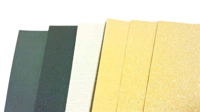 KUDOS.JP Sandpaper for Plastic Models, Automotive Sanding, Wood Furniture Finishing, Before Paint Finishing 60 to 1000 Grit Assortment Abrasive Paper 6 Sheets (Japan Import) - NewNest Australia