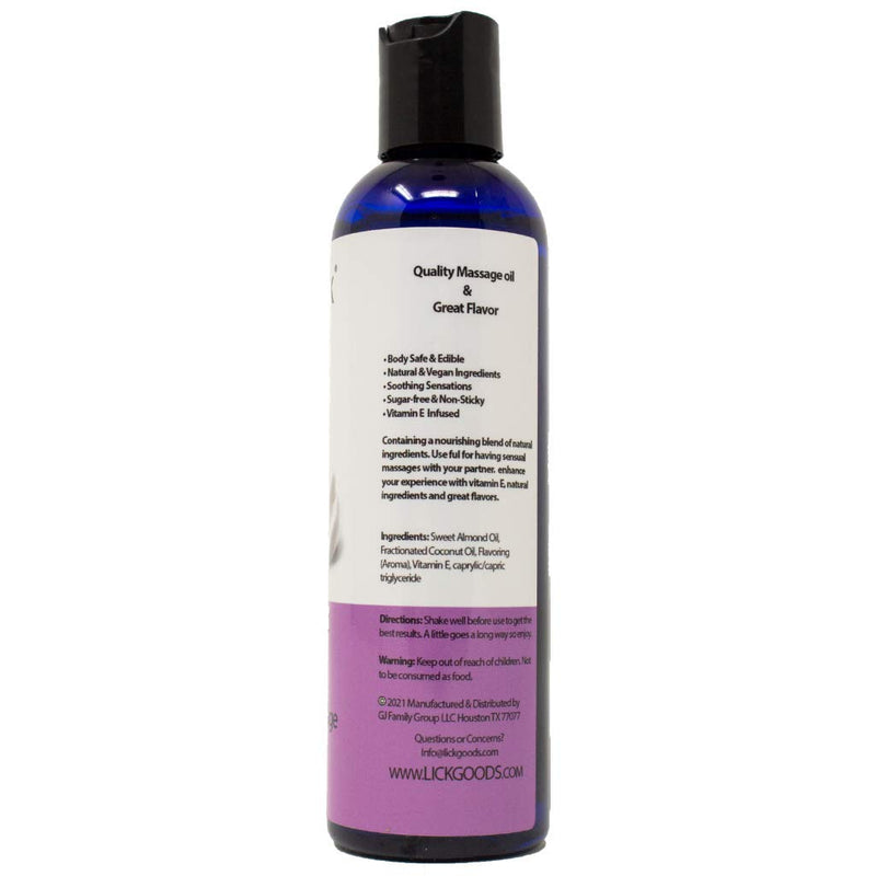 Whipped Cream Flavored Massage Oil for Couples – Edible Massaging Lotion with Vitamin E and Sweet Almond and Coconut Oil is Non Sticky and Gentle on Skin – Natural, Relaxing and Vegan (4 oz) - NewNest Australia