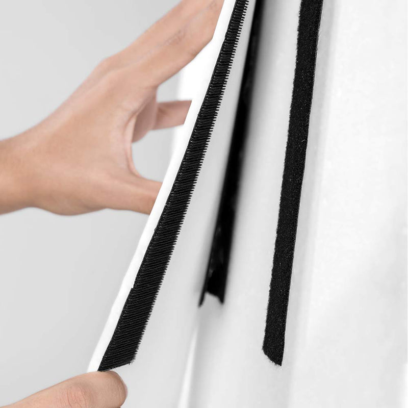 GOHOOK 2 Inch Adhesive Black Hook and Loop Tape - 5 Yards, Heavy Duty Strips/Industrial Strength Sticky Fastener 1 - NewNest Australia