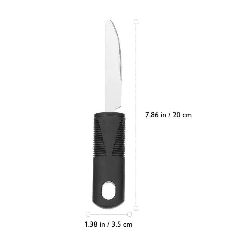 Adaptive Utensils Easy Grip Cutlery: 4 Pieces Bendable Fork Teaspoon Tablespoon Knife Non-Slip Handles For Hand Tremors Arthritis Parkinson'S Or Elderly People - NewNest Australia