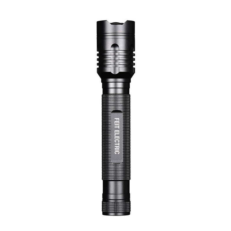 Feit Electric FL1000 Ultra Bright 1000/260 Lumens 3-Cell C, Zoomable Strike Bezel LED Tactical Flashlight, 8.1" L x 1.6" D, Black 1000 lumens - NewNest Australia