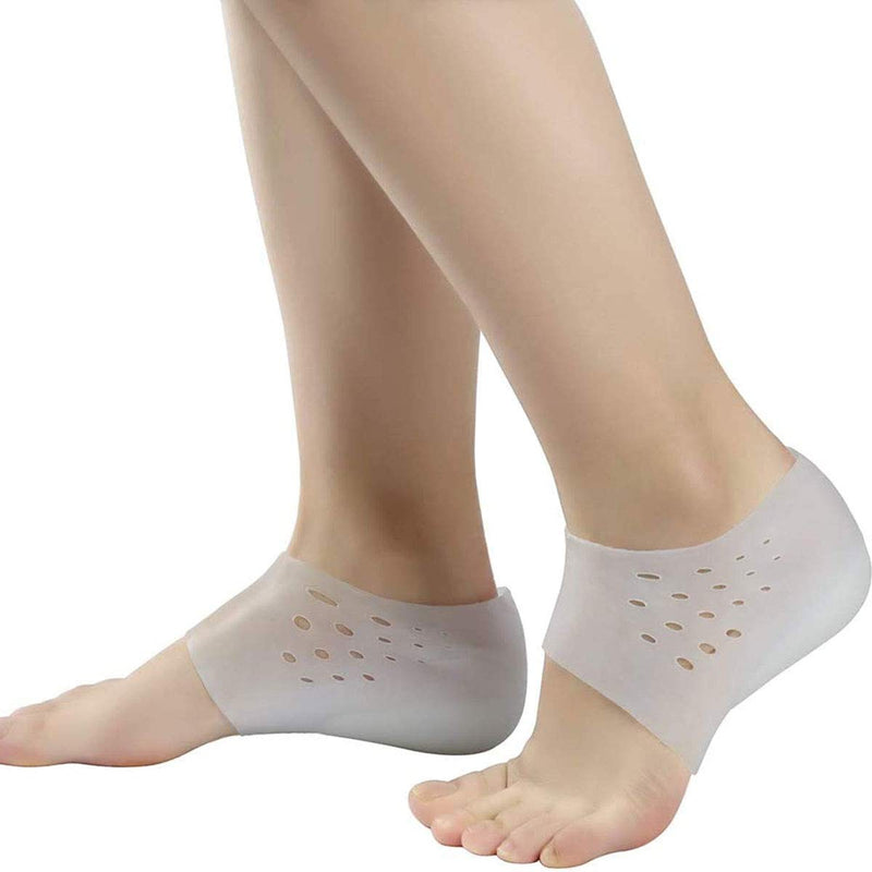 PEDIMEND Breathable Height Increasing Insole (1PAIR - 2PCS) | Invisible Heel Lift Pads | Can Be Use for Heel Cushioning, Heel Raise, Achilles Tendonitis, Plantar Fasciiitis | Foot Care White - NewNest Australia