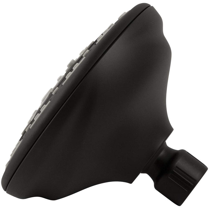 Waxman Adjustable Metal Shower Arm Extension with 3 Spray Fixed Shower Head (Matte Black) Matte Black - NewNest Australia