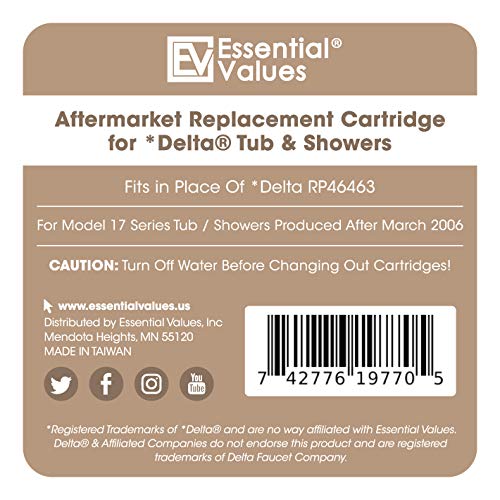 Essential Values Cartridge (#RP46463) | 17 Series (2006-present), Aftermarket Replacement for Delta Monitor includes Spring Adapter - Made from the Markets Finest Metals & Plastics - NewNest Australia