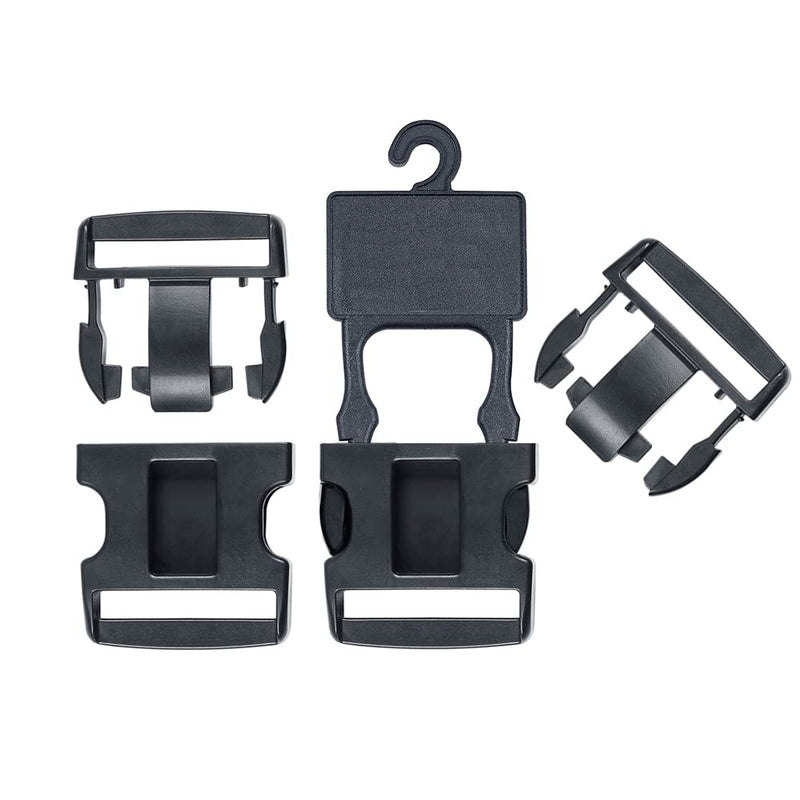 SdTacDuGe Replacement Strong Duty Buckle System for 2.25inches police Duty Belt,Triple Lock(2Pack)+Heavy Duty Belt Hanger Item1 - NewNest Australia