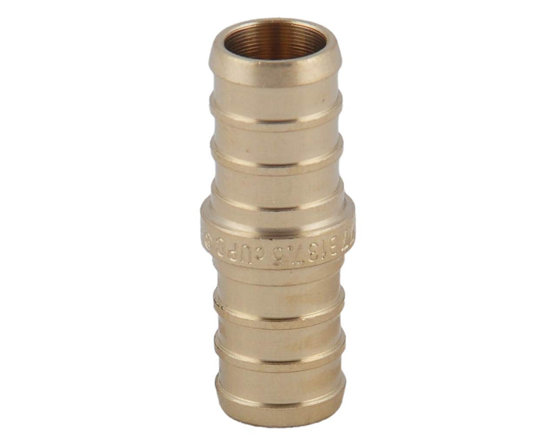 F1807 PEX Fittings - 1/2-in PEX Couplings in Lead Free Brass with cUPC certified (15-Pack) 15 1/2" Coupling - NewNest Australia