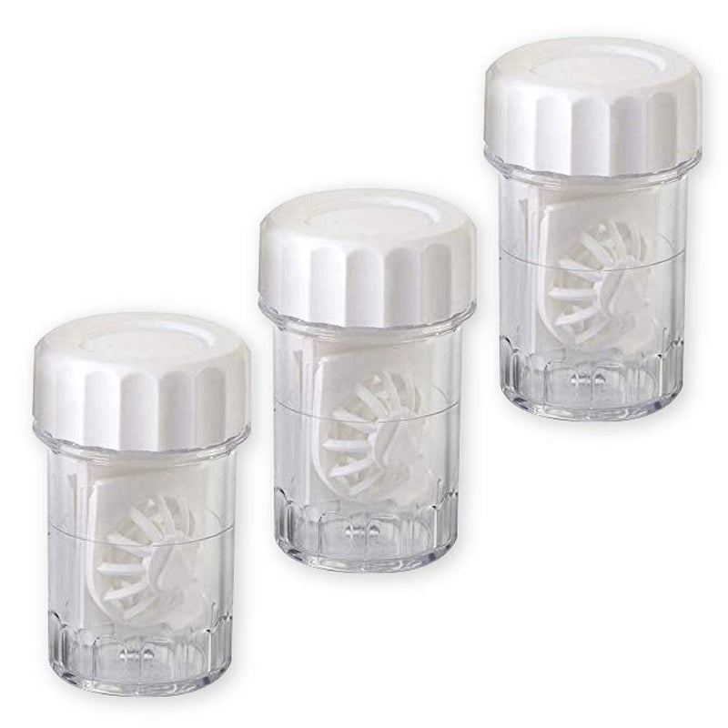 Sports Vision's Contact Lens Cases 3 Pieces | NOT for Peroxide Solutions | for Multipurpose Contact Lens Solutions | This Case Does NOT Spin - NewNest Australia