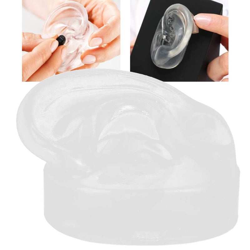 Silicone Ear Model, Simulation Artificial Ear Display Model For Wearing Hearing Aids, Window Display And Exercise For Ear Impressions (Can Be Mounted On Prosthesis Head) (Left Ear) - NewNest Australia