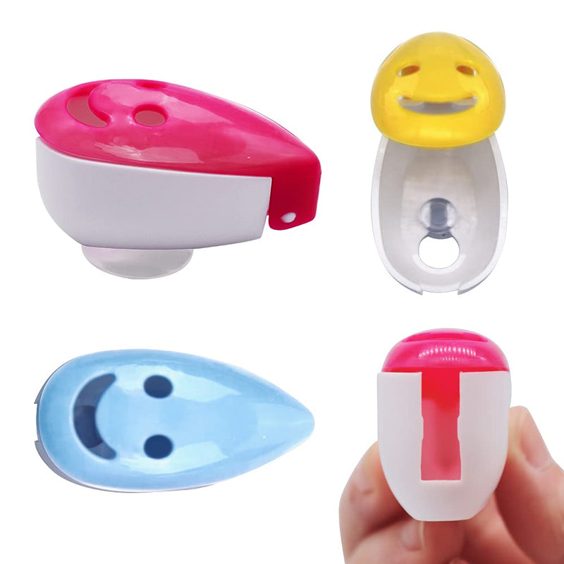 SYNCHAIN Toothbrush Holder Cover, 6pcs Toothbrush Head Cover Case Cap Suction Cup Portable Toothbrush Protector 6 Colors for Family, Kids, Travel - NewNest Australia