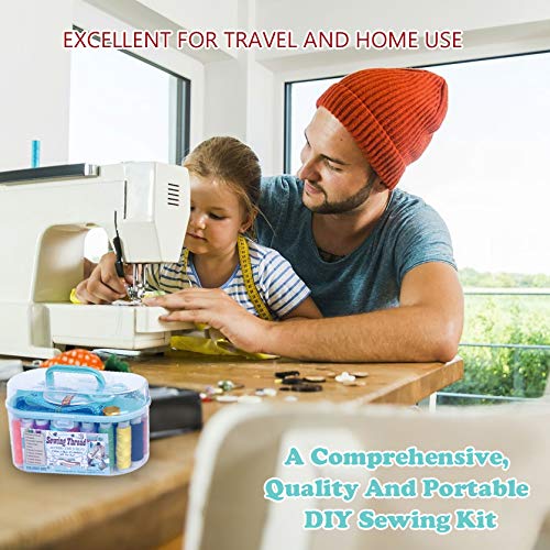 colored bird Sewing Project kit Sewing Thread Sewing Supplies Family Repair Kit Traveler Sewing kit DIY Sewing Supplies Organizer - NewNest Australia