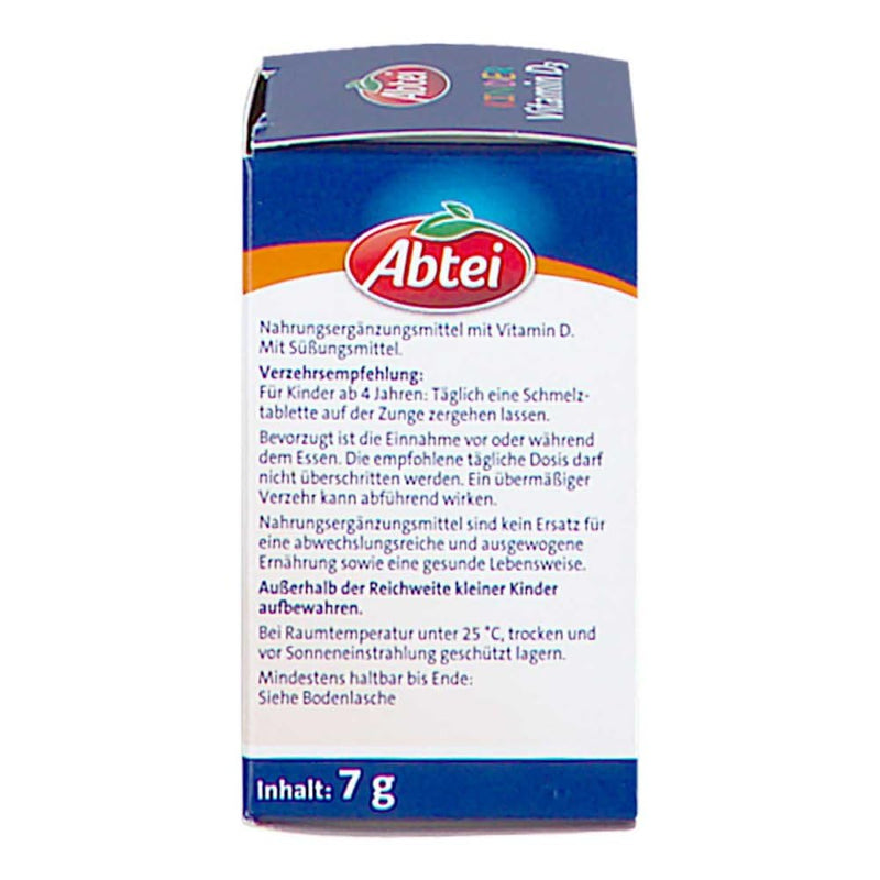 Abtei Children's Vitamin D3 melting tablets 50 pieces - NewNest Australia