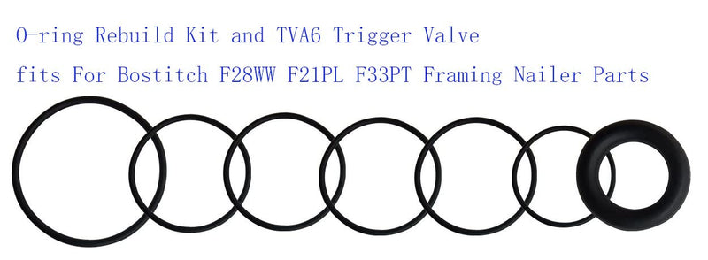 O-ring Rebuild Kit and TVA6 Trigger Valve fits For Bostitch F28WW F21PL F33PT Framing Nailer Parts - NewNest Australia