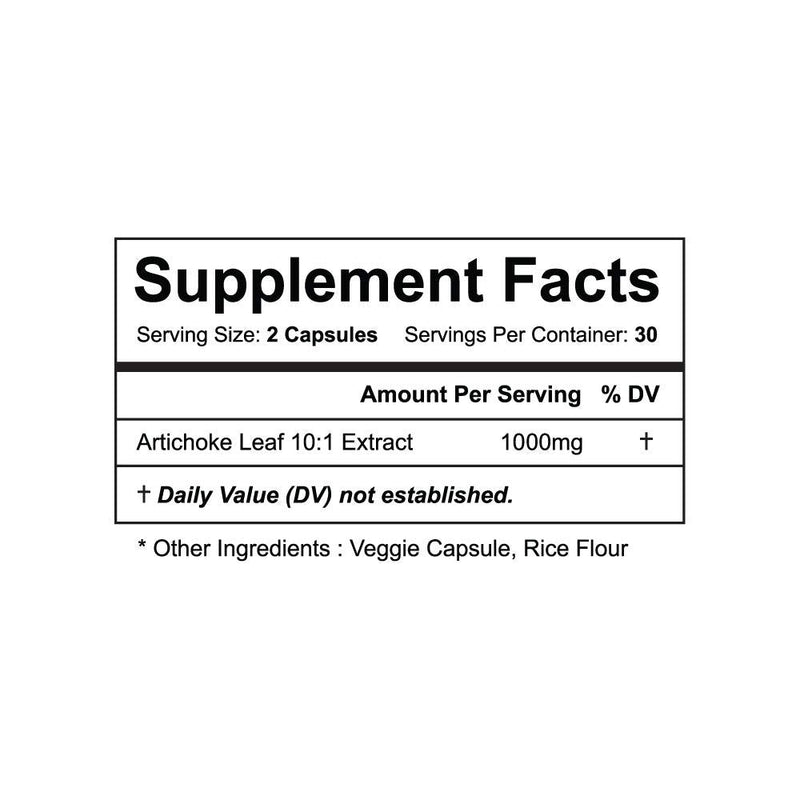 Vitapia Artichoke Leaf 1000mg(10000mg) per Serving - 10:1 Extract - 60 Veggie Capsules - Vegan and Non-GMO - Supports Digestive Health and Liver Health, Healthy Metabolism, Antioxidant - NewNest Australia