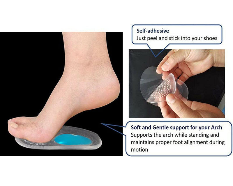 Silicone Foot Pads (2 Pairs - 4 PCS) by Pedimend™ | Metatarsal Raise Provides Superior Pain Relief | Gel Ball of Foot Pads | Forefoot Insoles Support | For Men and Women - NewNest Australia