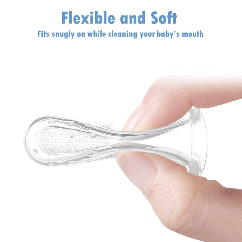 Baby Finger Toothbrush for Training Teething - Infant & Toddles & Lids Teeth Brush Soft Babies Toothbrushes Oral Cleaning Massager to Train Your Child Healthy Oral Habits -3 PCS - NewNest Australia