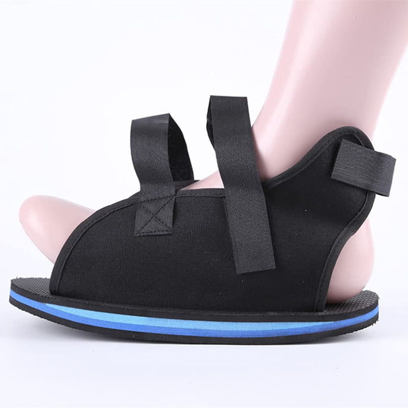 Open Toe Plaster Cast Shoe Gypsum Shoe Foot Fracture Surgical Shoe Recovery Shoe Broken Rehabilitation Shoes Toe Valgus Surgical Fixed Shoe Recovery Protecting Supporting Shoe Medium Black - NewNest Australia