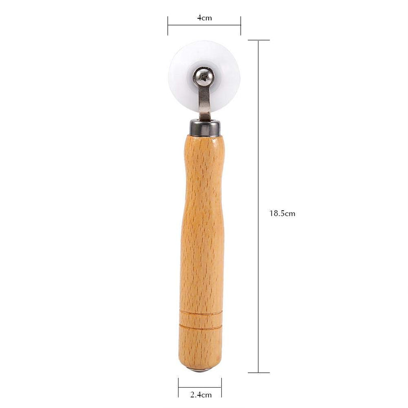 Yosoo Internal External Corner Wallpaper Seam Roller Natural Wood Handle Seamed Home Wall Paper Decorating Hand DIY Tool - NewNest Australia