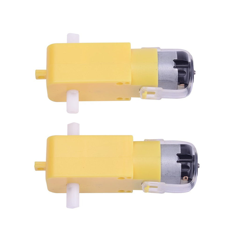 Cylewet 2Pcs Gear Motor Dual Shaft for Smart Car Robot Arduino (Pack of 2) CYT1037 - NewNest Australia