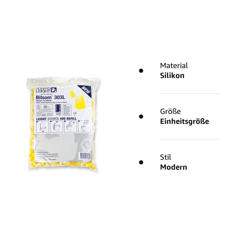 Bilsom 303L Refill Bag with 400 Pieces Ear Plugs - NewNest Australia