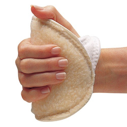 Rolyan Palm Protection, Right Hand, Pre-Rolled, Comfortable Padding, Cushioning Support, Soft Foam Material, Support Fingers, Prevents Skin Punctures, Contracted Hands, Elderly, Disabled - NewNest Australia