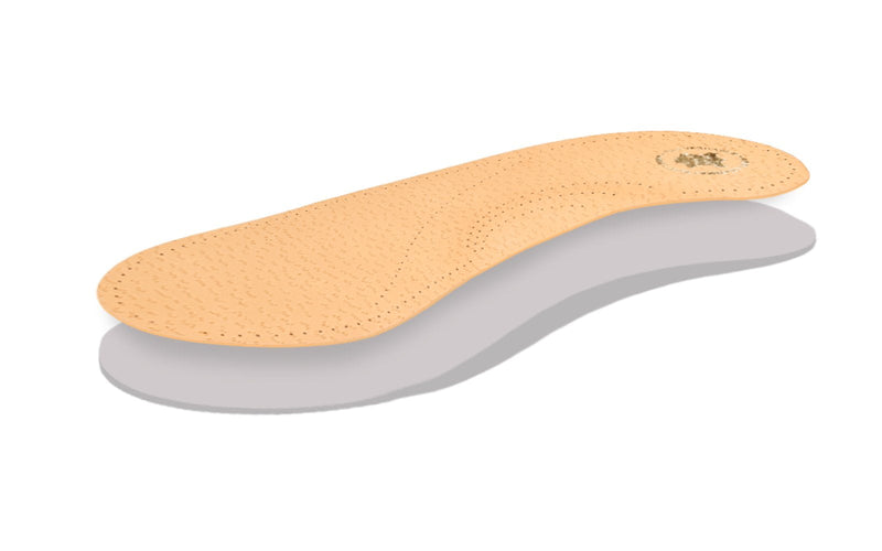 Orthotic Leather Insoles for Fallen Longitudinal Arch, Shoe Inserts for Flat Feet, for Men and Women, Vegetable Tanned Leather, Kaps Anatomi (37-38 EUR / 4-5 UK / Women) 37-38 EUR / 4-5 UK / Women - NewNest Australia