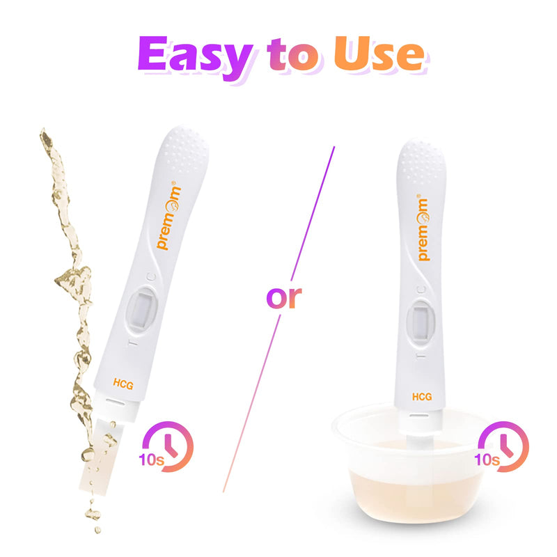 Premom 3 x Pregnancy Test Early Test 10 mIU/ml - Sensitive Pregnancy Test - Early Pregnancy Test with Highest Accuracy | Reliable ultra early pregnancy test 1 piece (pack of 3) - NewNest Australia
