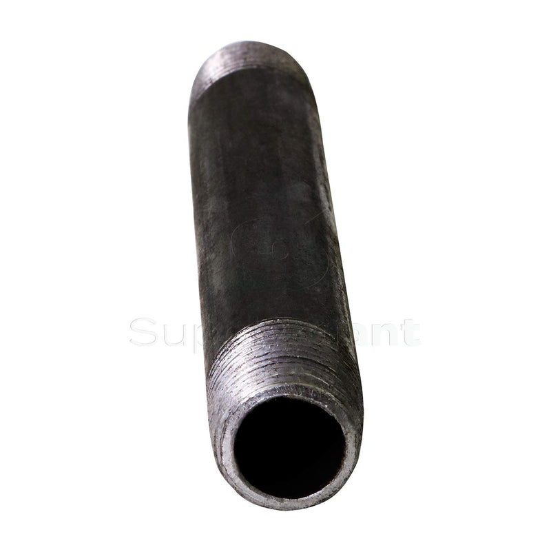 Everflow Supplies NPBL3480 8" Long Black Steel Nipple Pipe Fitting with 3/4" Nominal Size Diameter - NewNest Australia