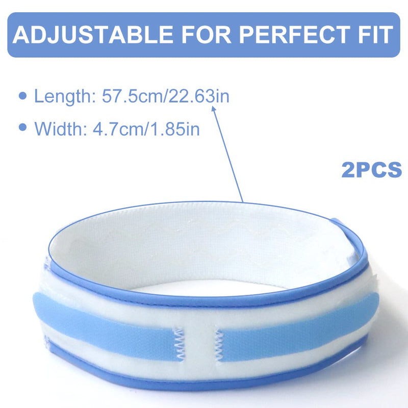 Pack Of 2 Urine Bag Holders, Velcro Catheter Strap Leg Adjustable Leg