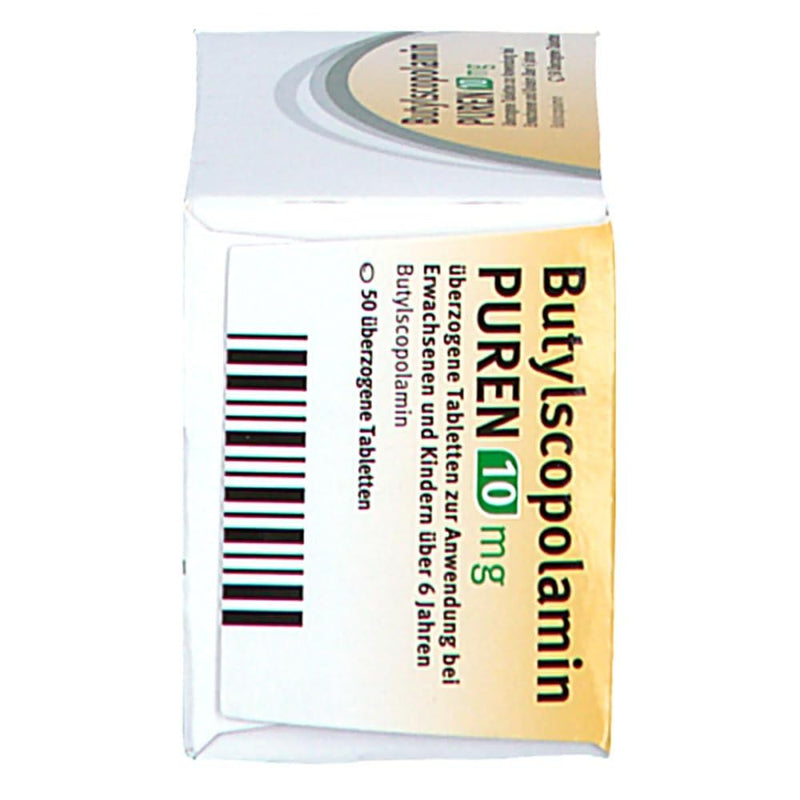 BUTYLSCOPOLAMIN PUREN 10 mg coated tab. 50 pcs - NewNest Australia